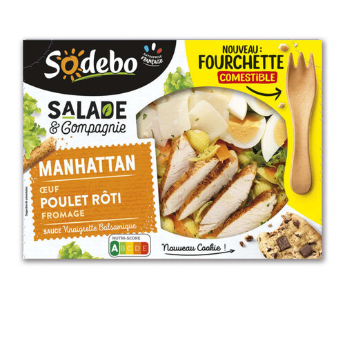 Salade manhattan oeuf poulet rôti sodebo - GoRetroGaming