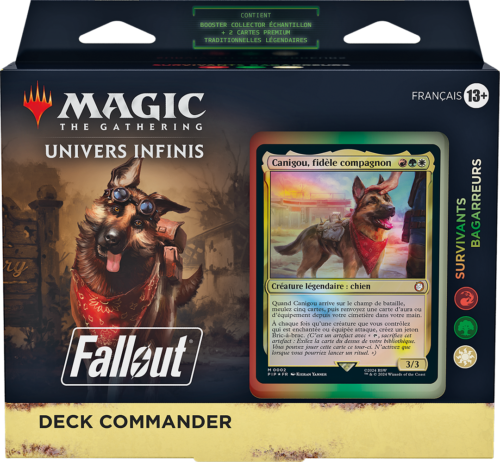 Deck Commander Fallout - Survivants bagarreurs - GoRetroGaming