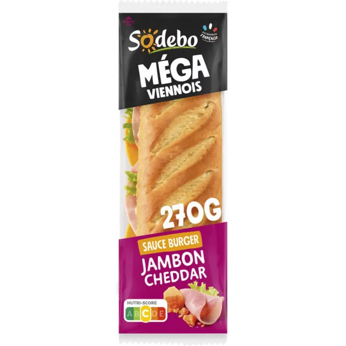 Sandwich jambon cheddar sodebo - GoRetroGaming