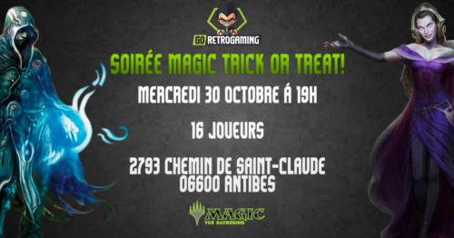 Soirée Trick or Treat Mornebrune : la Maison de l'horreur - 30 octobre 2024 - GoRetroGaming