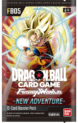 Booster dragon ball super card game - fusion world - FB05 - new adventure - TCG - GoRetroGaming